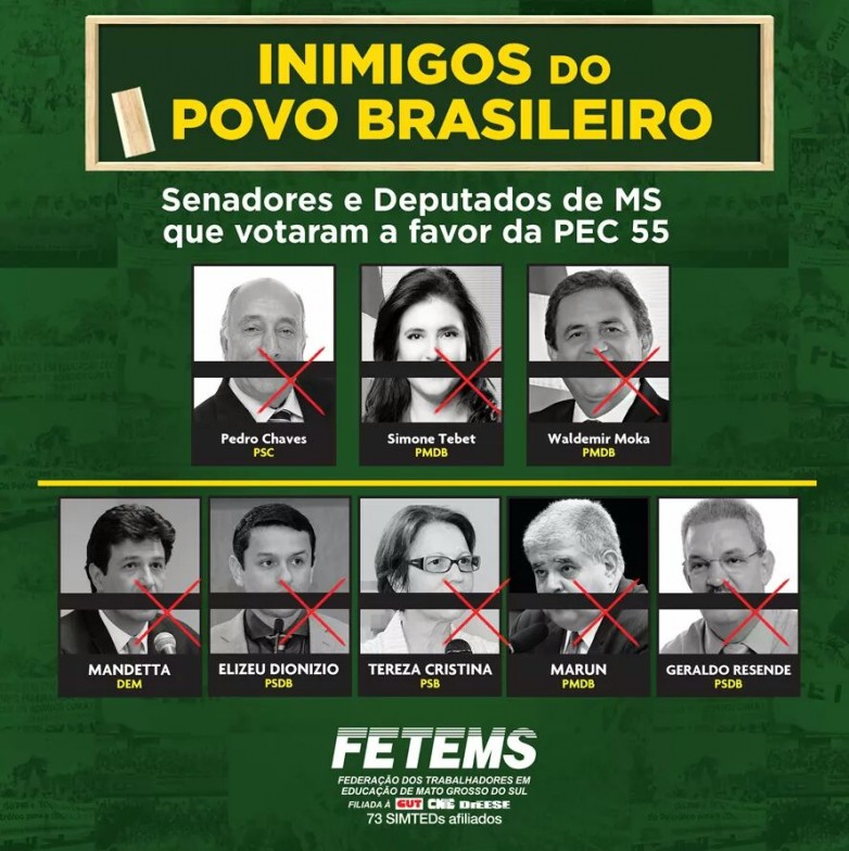 Inimigos da Educação Pública de Mato Grosso do Sul